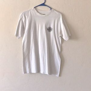 White and black Vans t-shirt